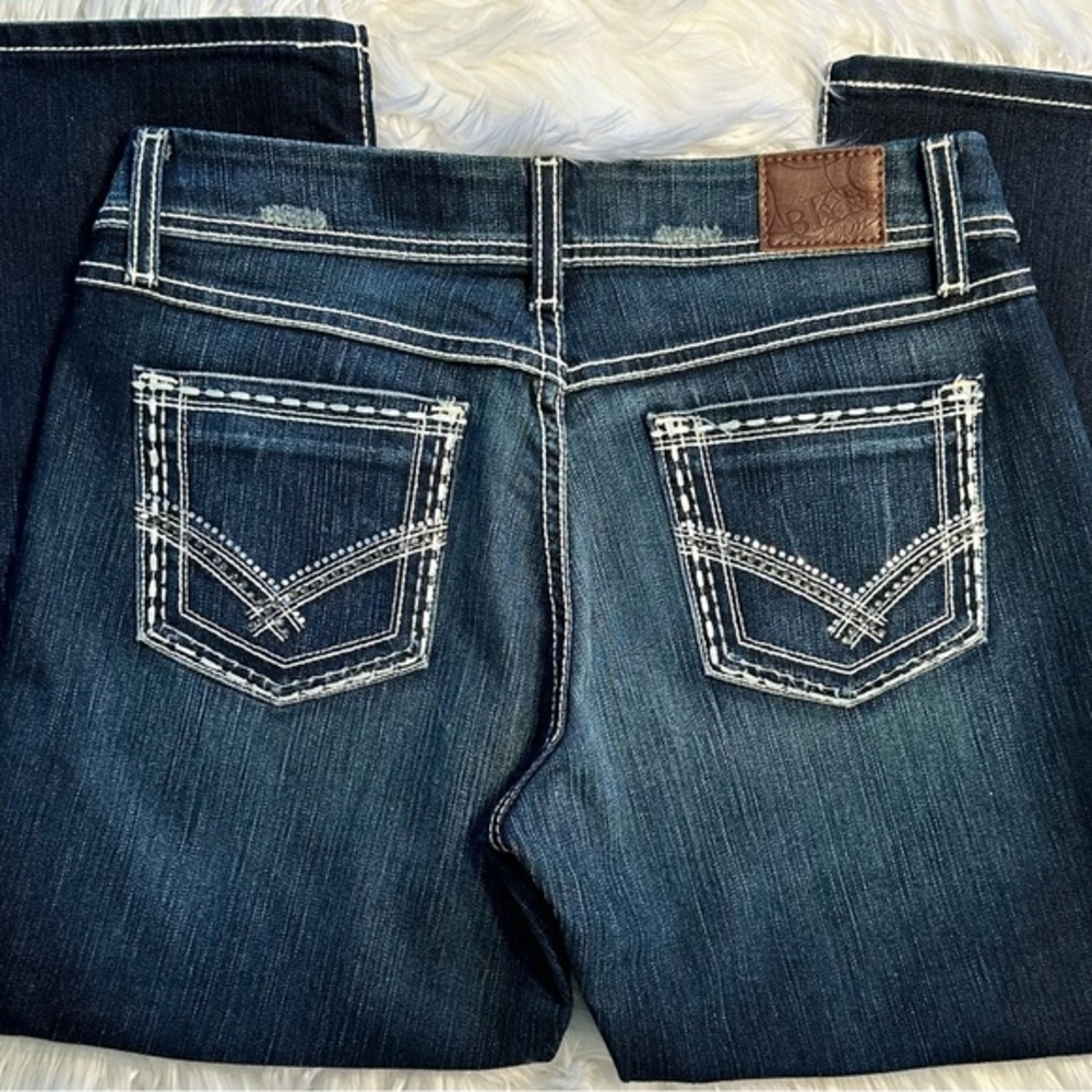 BKE Women's Ankle & Cropped Jeans - Dark Blue